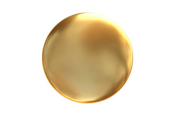 abito d'oro - gold circle medallion insignia foto e immagini stock