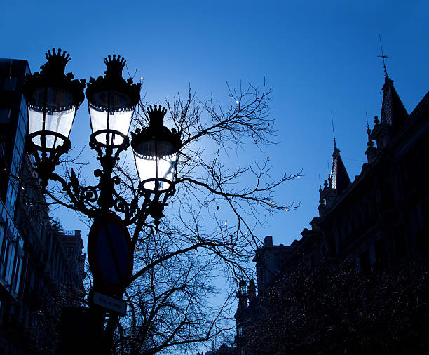 istock Barcelona Rambla Catalunya streetlights backligth 178385958