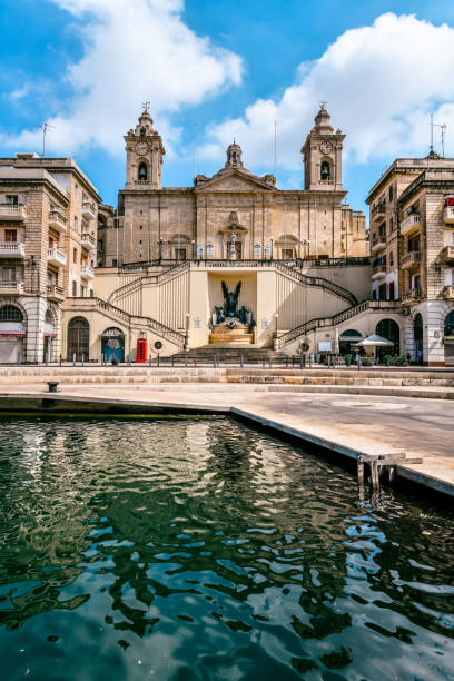 istock Bormla War Memorial and Immaculate Conception Church in Cospicua, Malta 1783869124