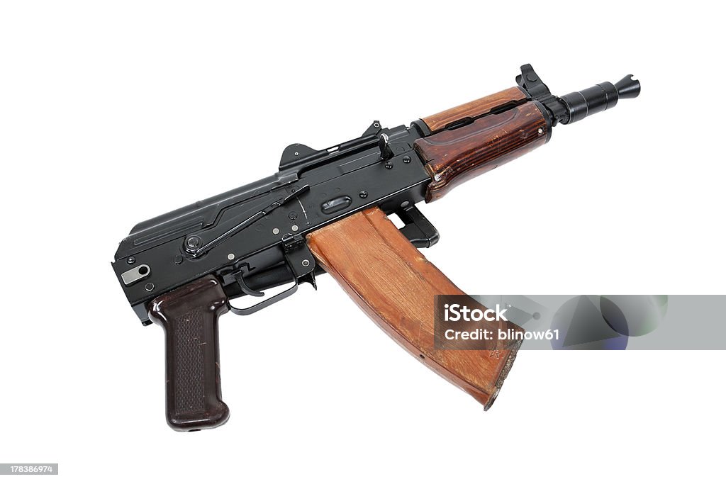 Русская Автоматическая винтовка AKS - 74U - Стоковые фото Machinery роялти-фри