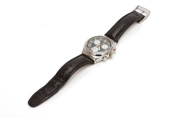 vieille montre-bracelet - watch strap photos et images de collection