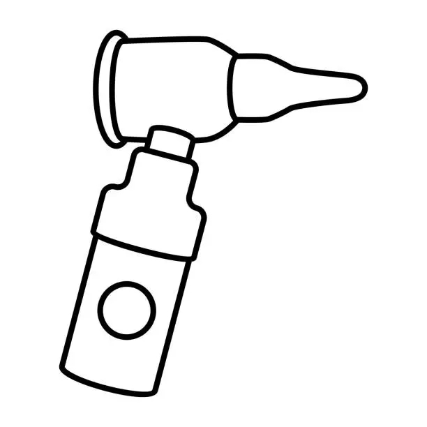 Vector illustration of Ear Lavage