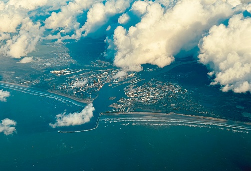 Luchtfoto van IJmuiden