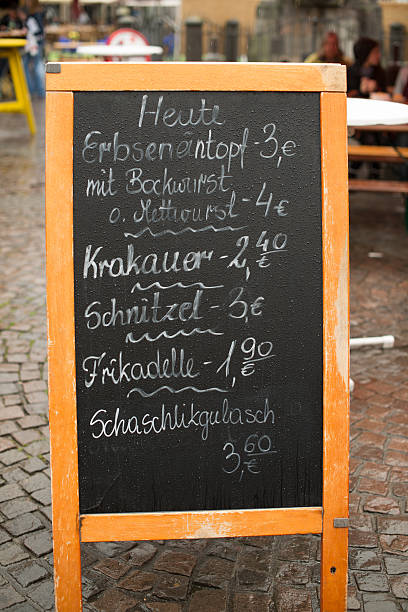 istock German menu board on the street 178388675