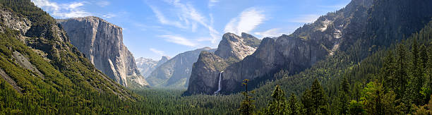 yosemite valley - yosemite national park waterfall half dome california foto e immagini stock