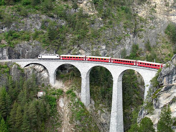 narrow gauge railway. - travel destinations davos river nature zdjęcia i obrazy z banku zdjęć