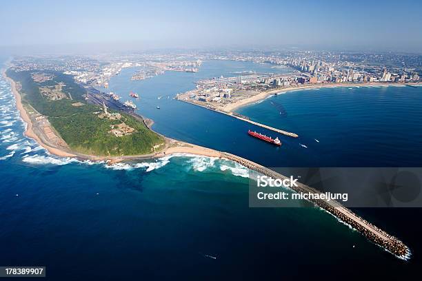 Aerial View Of Durban South Africa Stock Photo - Download Image Now - Durban, Commercial Dock, Harbor