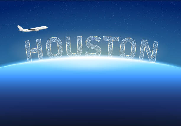 ilustrações, clipart, desenhos animados e ícones de viagem para houston - city of china texas