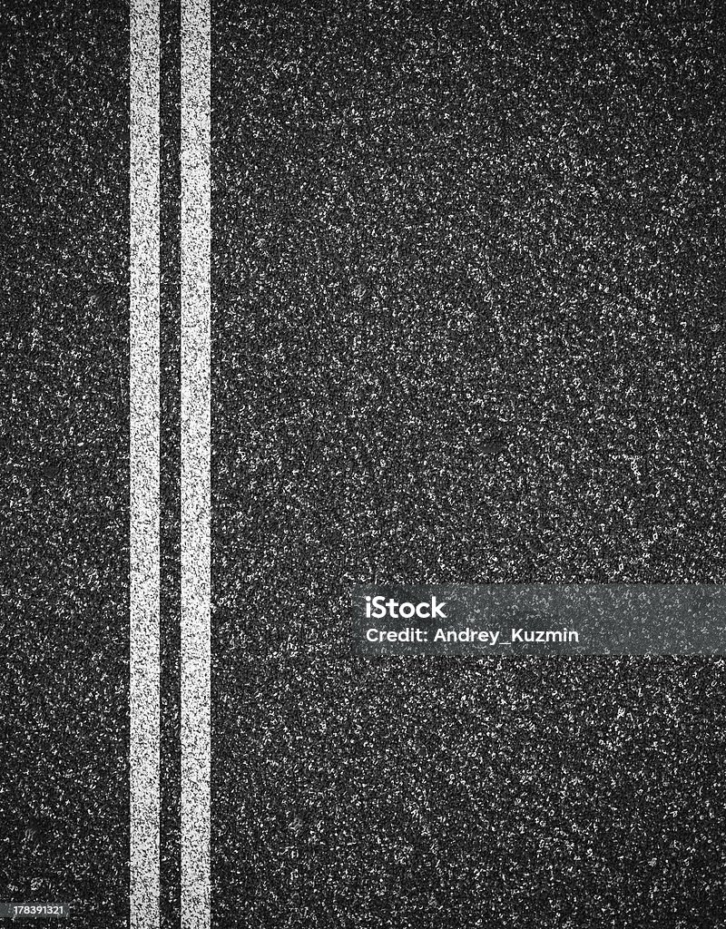 Asphalt road top view background Directly Above Stock Photo