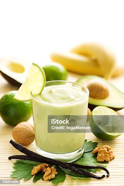 Avocado Smoothie Stock Photo - Download Image Now - Lime, Vanilla, Smoothie