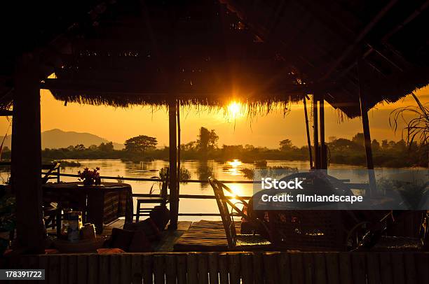 Si Phan Don Stock Photo - Download Image Now - Si Phan Don, Mekong River, Restaurant