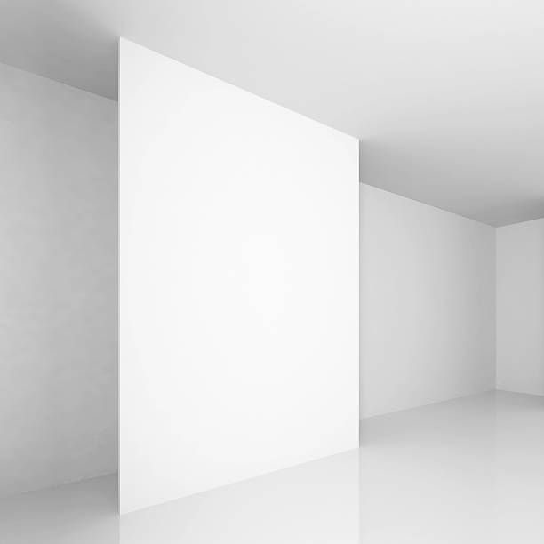 istock Blank White Board in Middle of Blank White Room 178391918