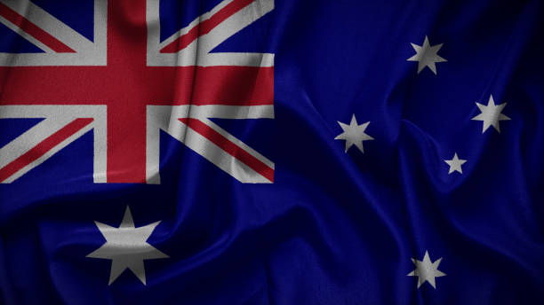 istock Close-up view of Australia National flag. 1783921962