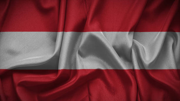 istock Close-up view of Austria National flag. 1783921972