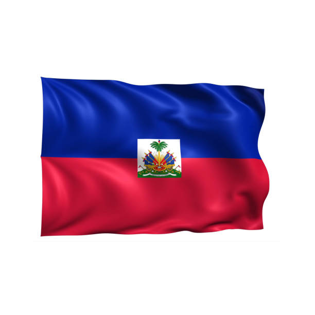 istock Haiti national flag on white background. 1783925638