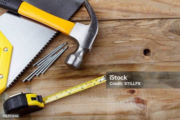 Tools Stock Photo - Download Image Now - Work Tool, Hammer, Carpentry