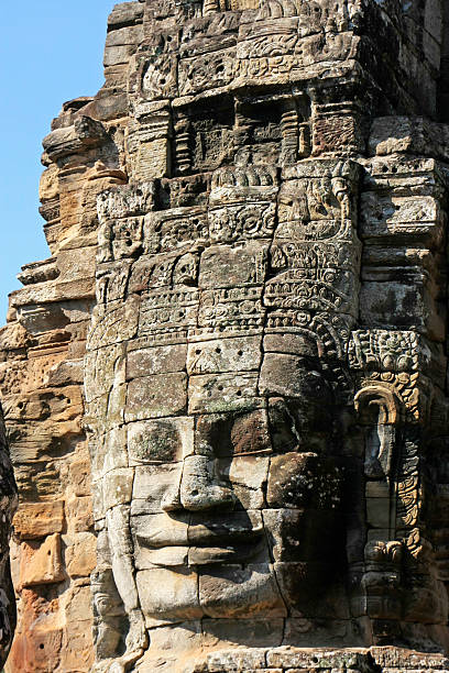 istock Stone face of Bayon temple 178392988