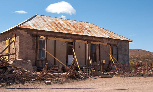 istock Old Bella Hotel at Lake Valley Ghost Town 178393749