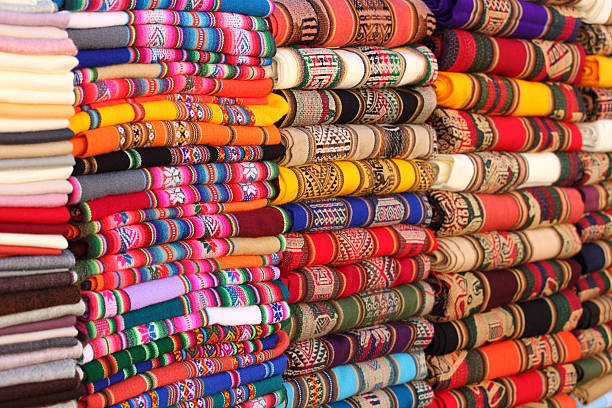 istock Bolivian traditional fabrics 178394374