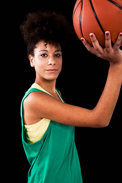 istock Woman with basketball 178394935