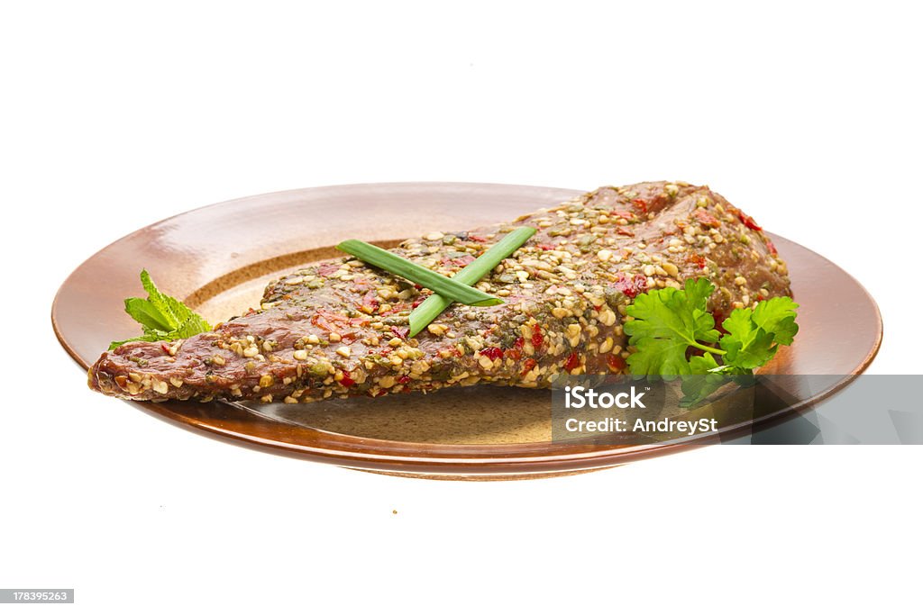 Smoked beef Appetizer Stock Photo