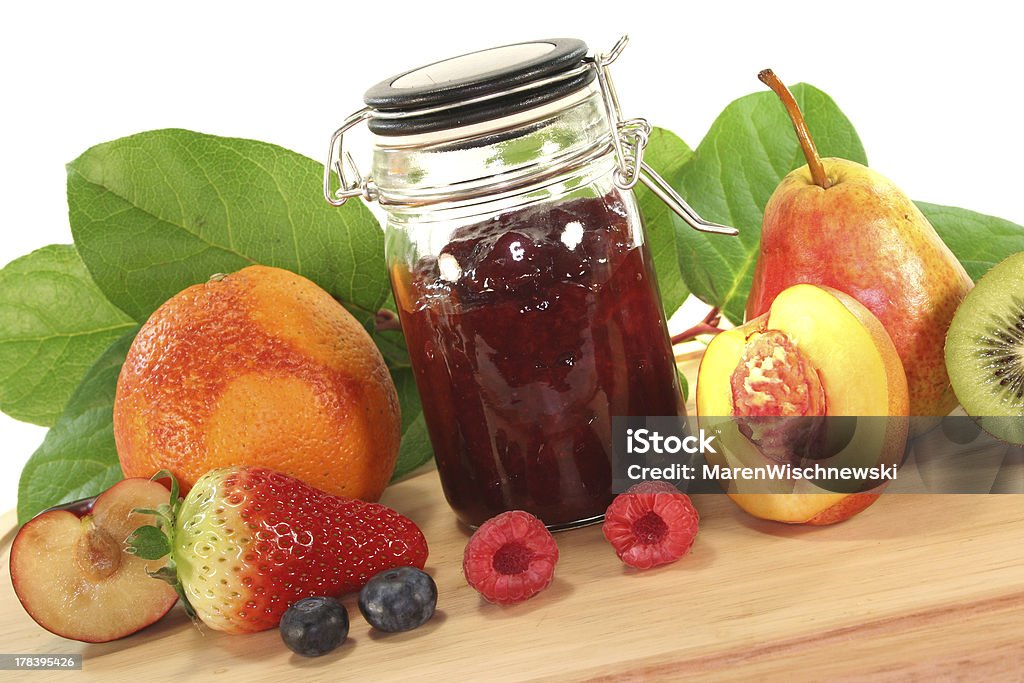 Fruchtmousse - Lizenzfrei Aufstrich Stock-Foto