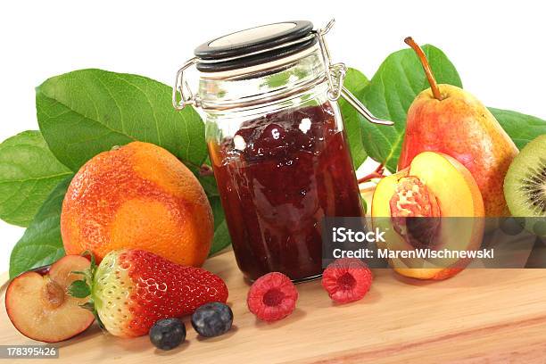 Compota De Fruta - Fotografias de stock e mais imagens de Citrino - Citrino, Colher - Atividade Agrícola, Compota - Paté