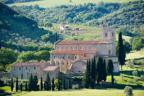 San Antimo Abbey ,Tuscany, Italiy