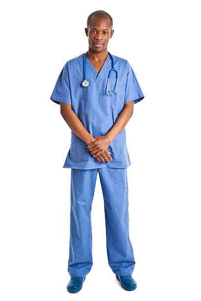 istock African doctor full length 178396913