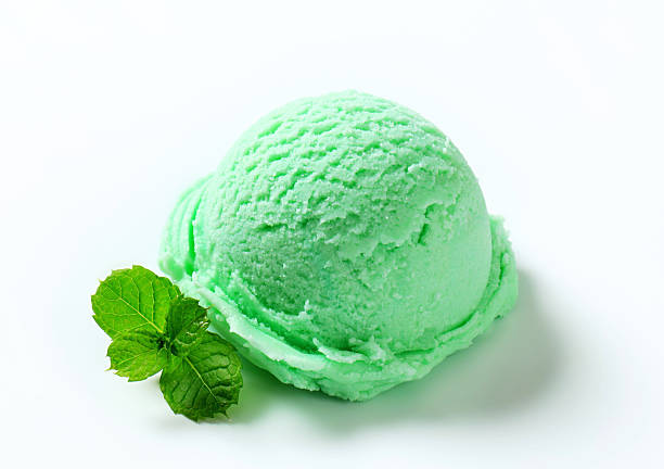 istock Scoop of green ice cream 178397098