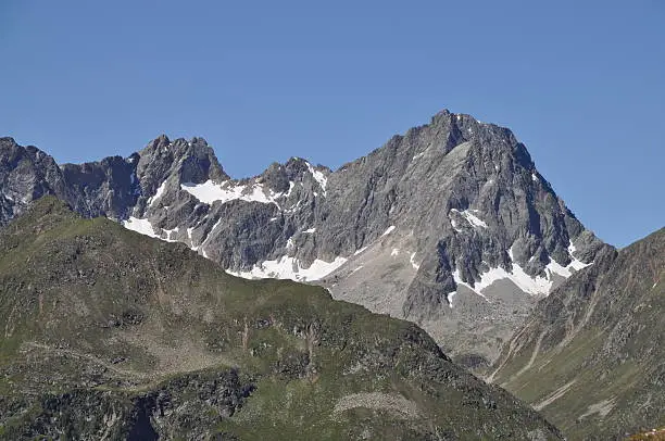 Acherkogel, a mountain in Austria