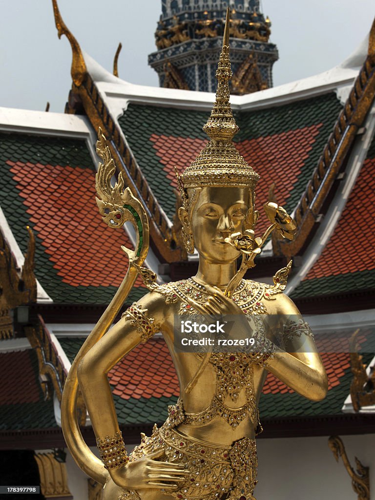 Bangkok grand palace Buddha sculpture in Grand Palace Thailand Ancient Stock Photo