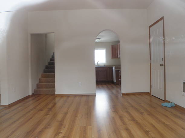 istock Empty Living Room in House for Sale 178398824