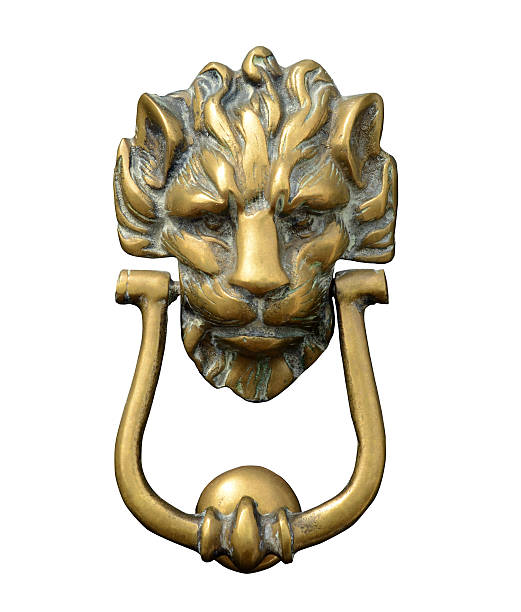istock Ornate Lion Door Knocker 178398902