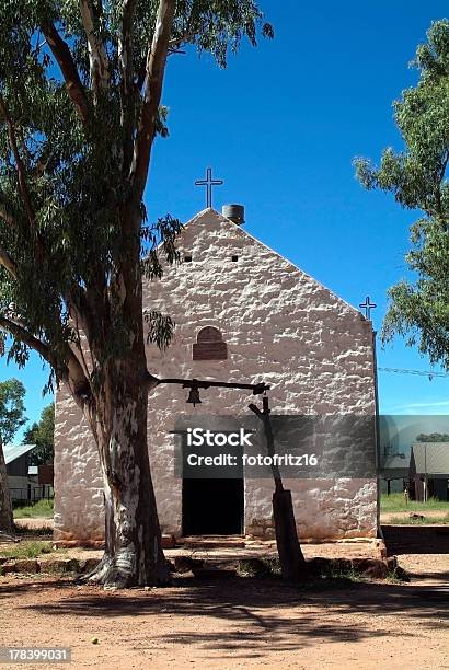 Australia Hermannsburg Stock Photo - Download Image Now - Australia, Chapel, Eucalyptus Tree