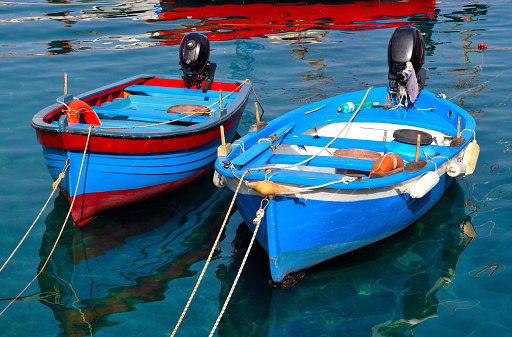 Details of boats in Scilla Calabria Italy