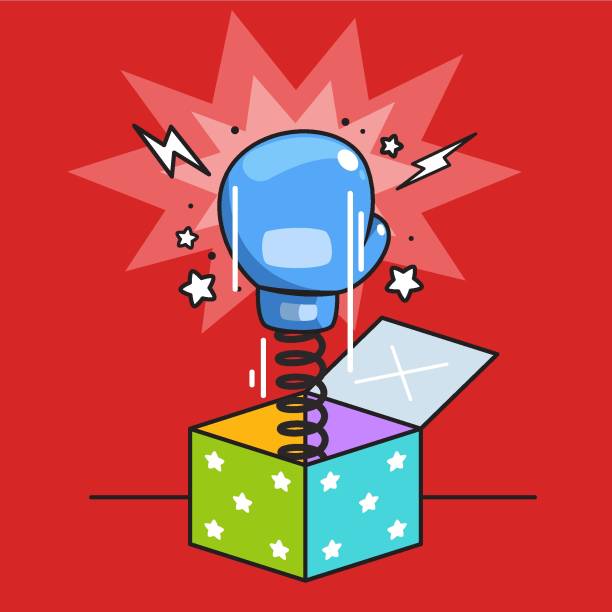 Boxing For Spring Box Boxing Glove Spring Cartoon 60+ Boxing Glove Spring Stock