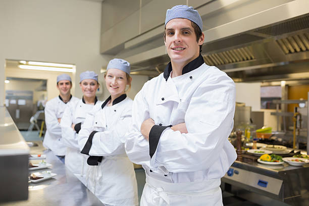 istock Team of Chef's in kitchen 178400210