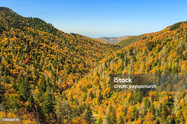 Moton Overlook W Jesień Kolor - zdjęcia stockowe i więcej obrazów Jesień - Jesień, Park Narodowy Great Smoky Mountains, Ameryka Północna