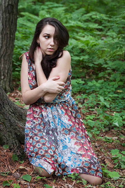 istock Girl in the forest. 178400879