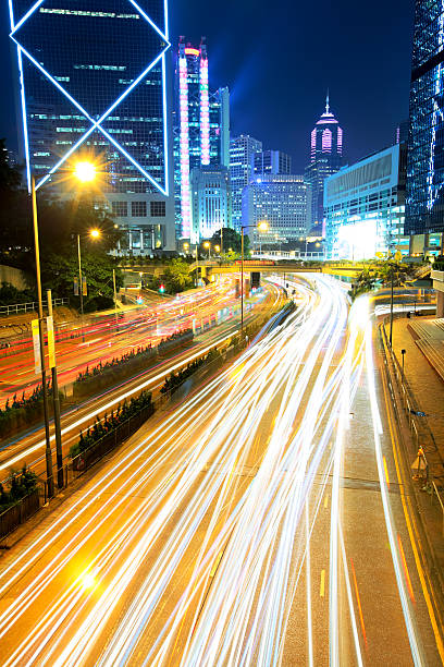 istock Traffic in urban at night 178401058