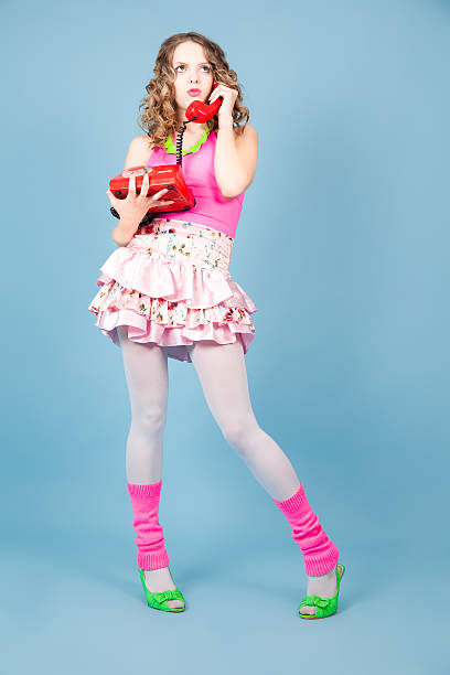 istock Pin-up girl with telephone 178401228