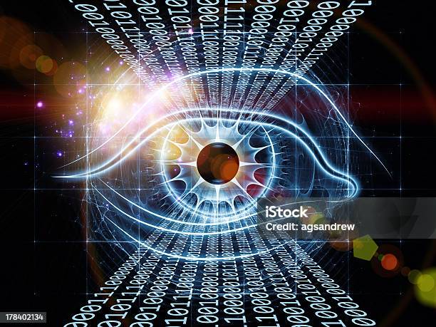 Technologieeye Stockfoto und mehr Bilder von Abstrakt - Abstrakt, Auge, Bildhintergrund