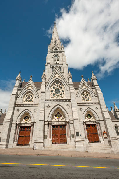 セントメアリー大聖堂(カナダ、ハリファックス) - steeple spire national landmark famous place ストックフォトと画像