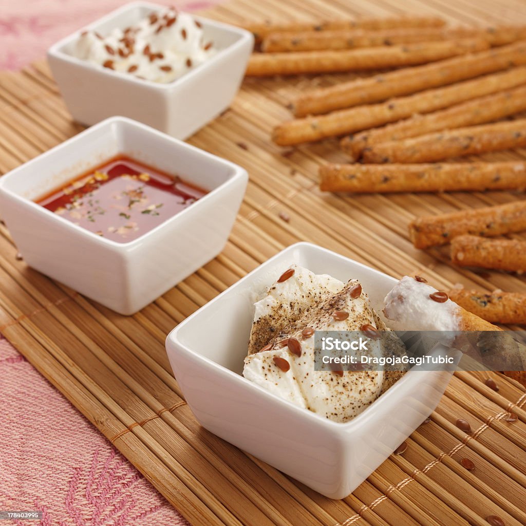 Grissini et au fromage frais - Photo de Aliment libre de droits