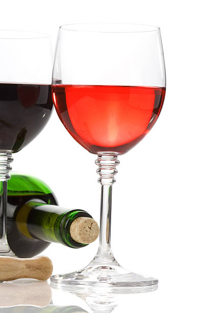 istock wine in glasses and bottle isolated on white 178405242
