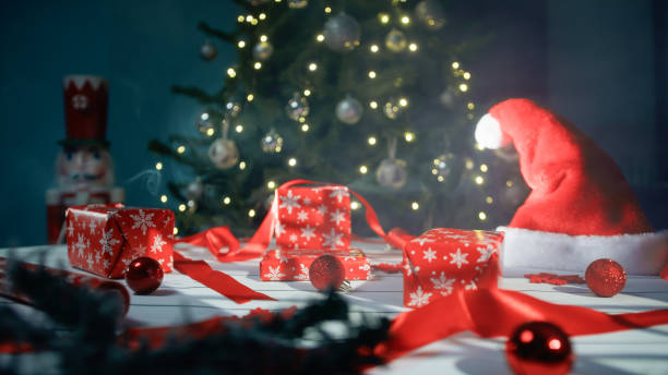 istock Christmas  Gift box under the Christmas tree 1784056758