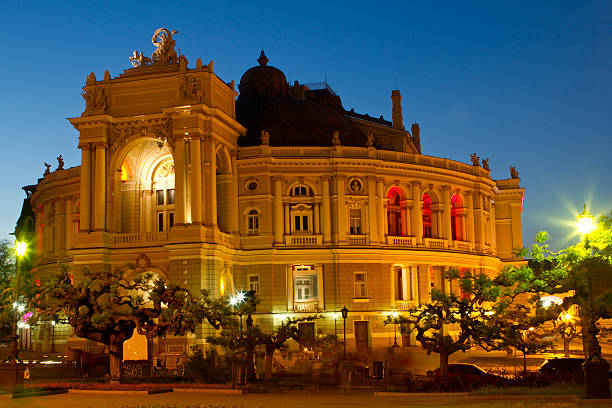 istock Odessa Opera and Ballet Theater at night 178406585