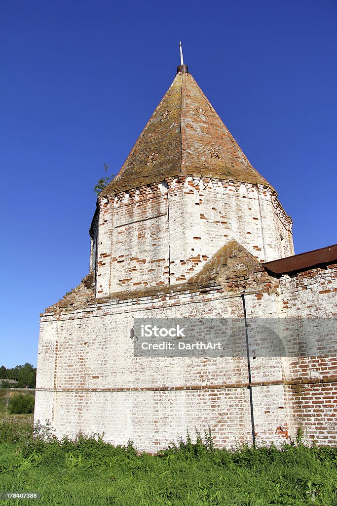 Antica torre di protezione - Foto stock royalty-free di Ambientazione esterna