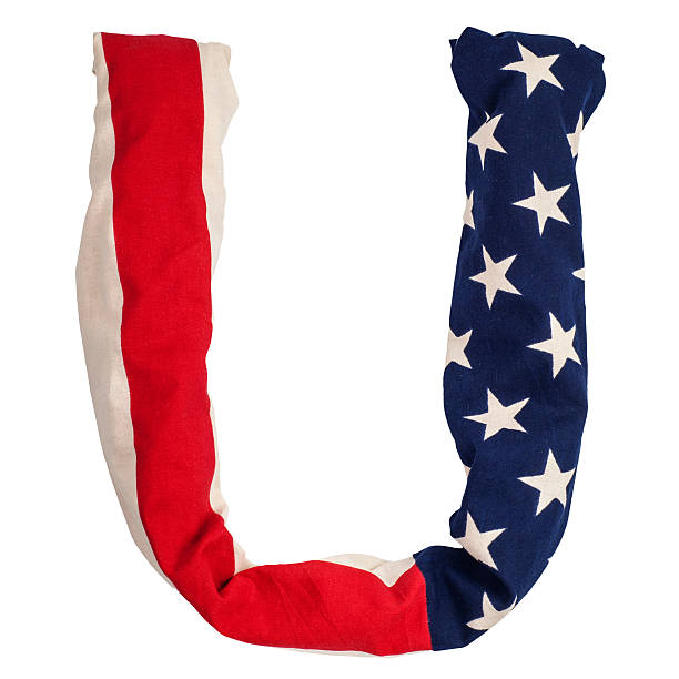 istock letter U, american flag 178408197